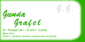 gunda grafel business card